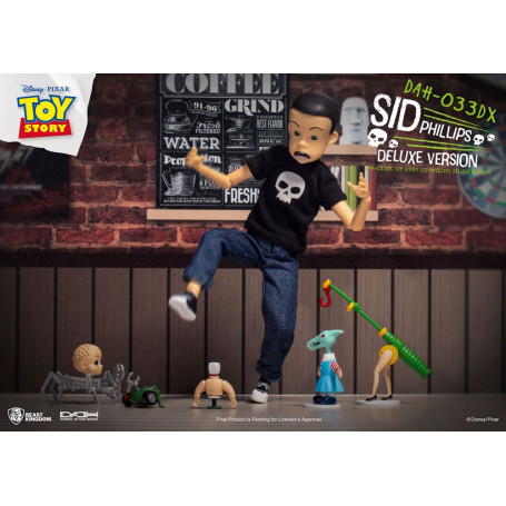 Beast Kingdom - Toy Story Sid Phillips Deluxe Version - Dynamic Action Heroes 1/9