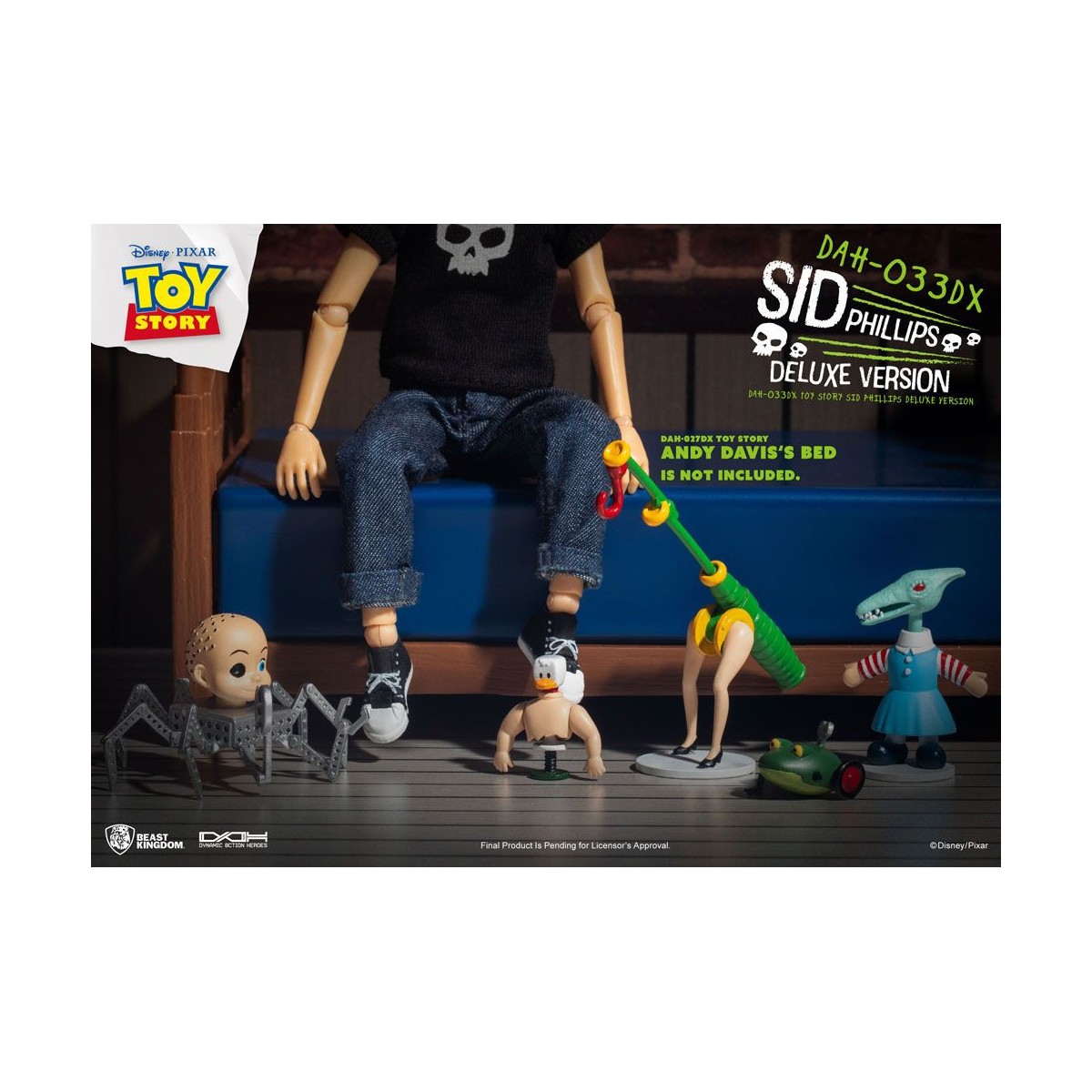 Beast Kingdom - Toy Story Sid Phillips Deluxe Version - Dynamic Action Heroes 1/9