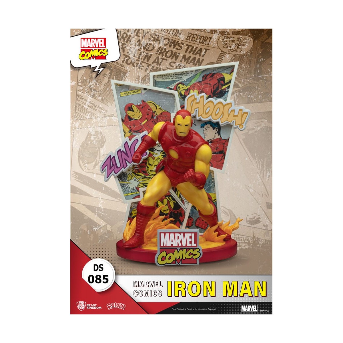 Beast Kingdom Marvel Comics Diorama PVC - Iron Man D-Stage
