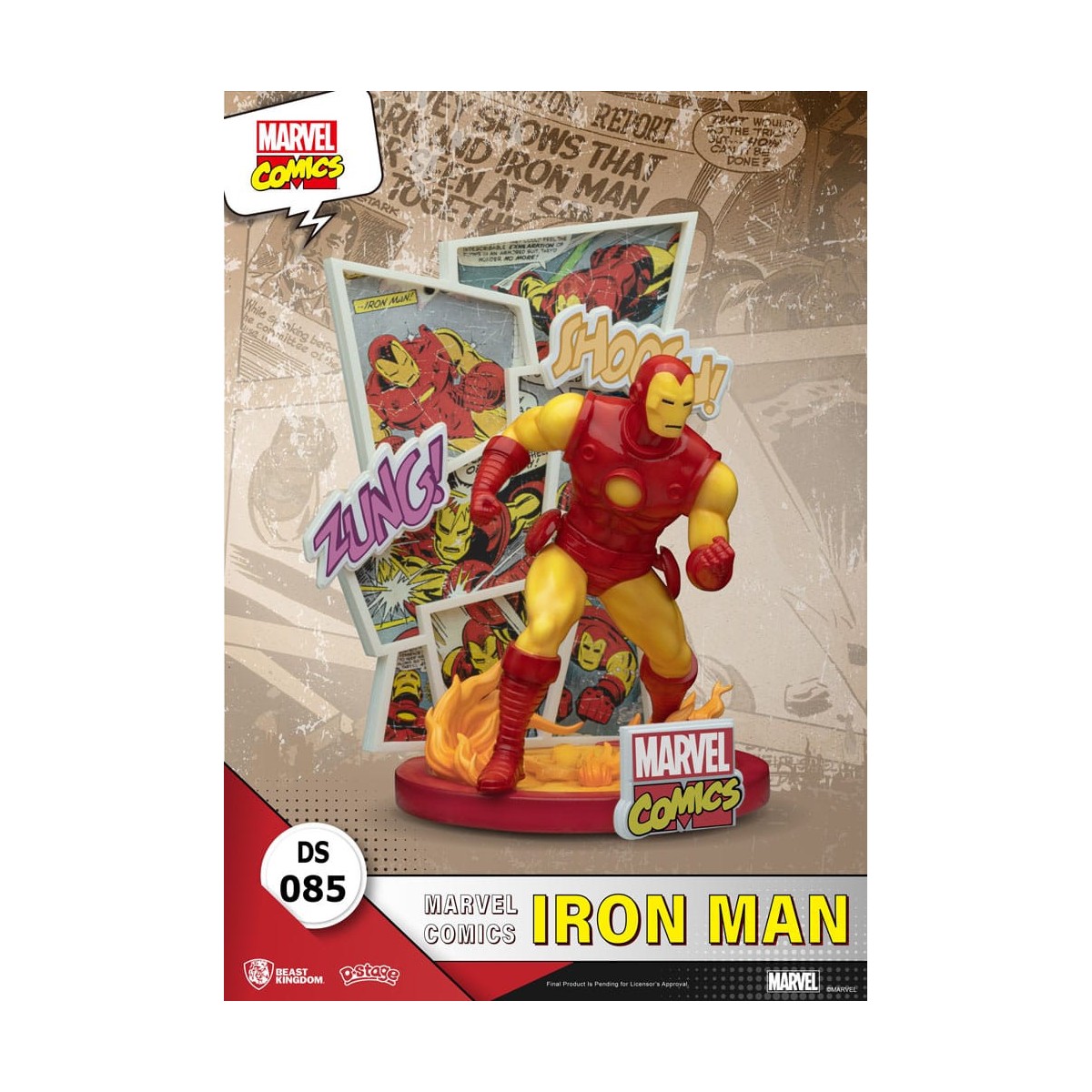 Beast Kingdom Marvel Comics Diorama PVC - Iron Man D-Stage