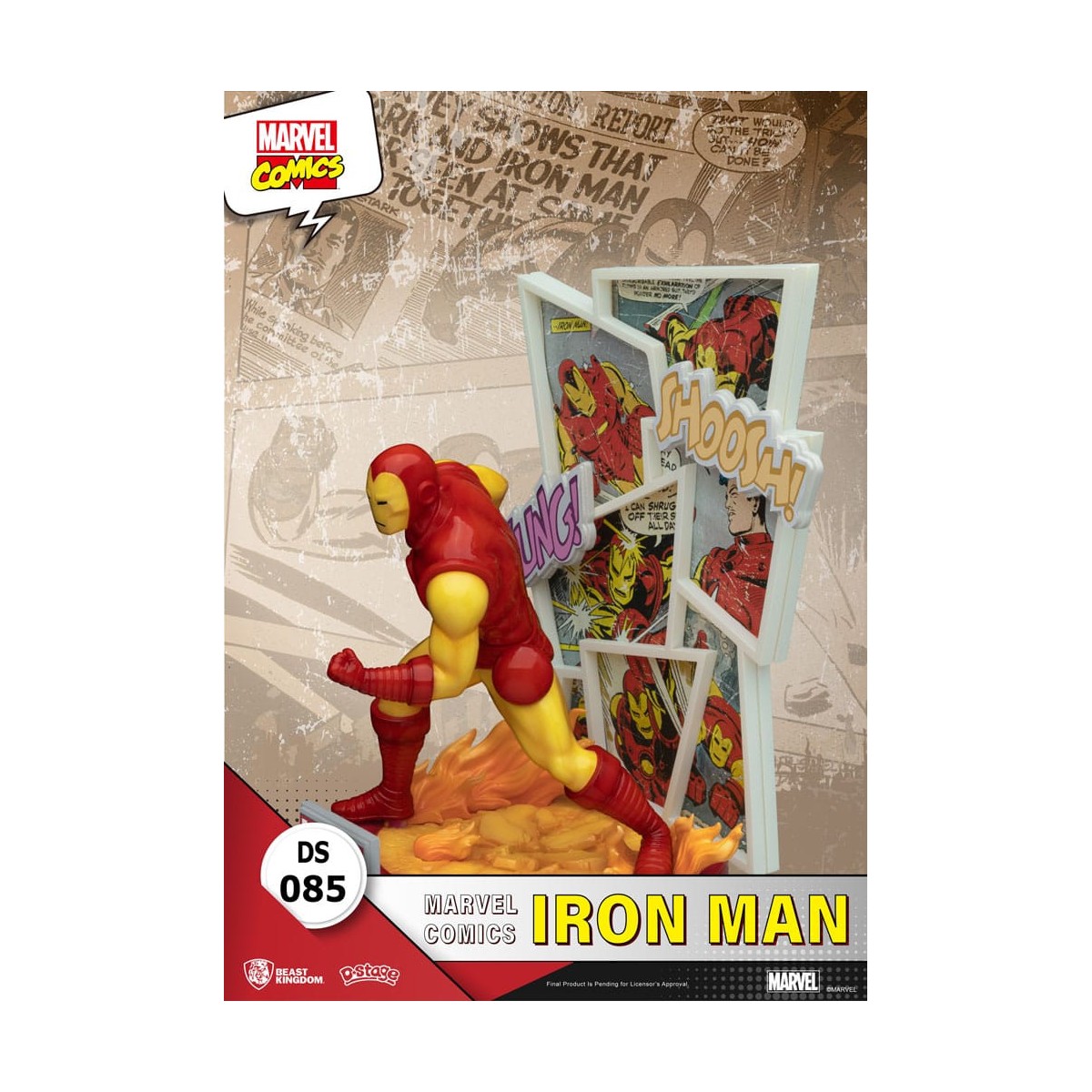 Beast Kingdom Marvel Comics Diorama PVC - Iron Man D-Stage