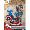 Beast Kingdom Marvel Comics Diorama PVC - Captain America D-Stage