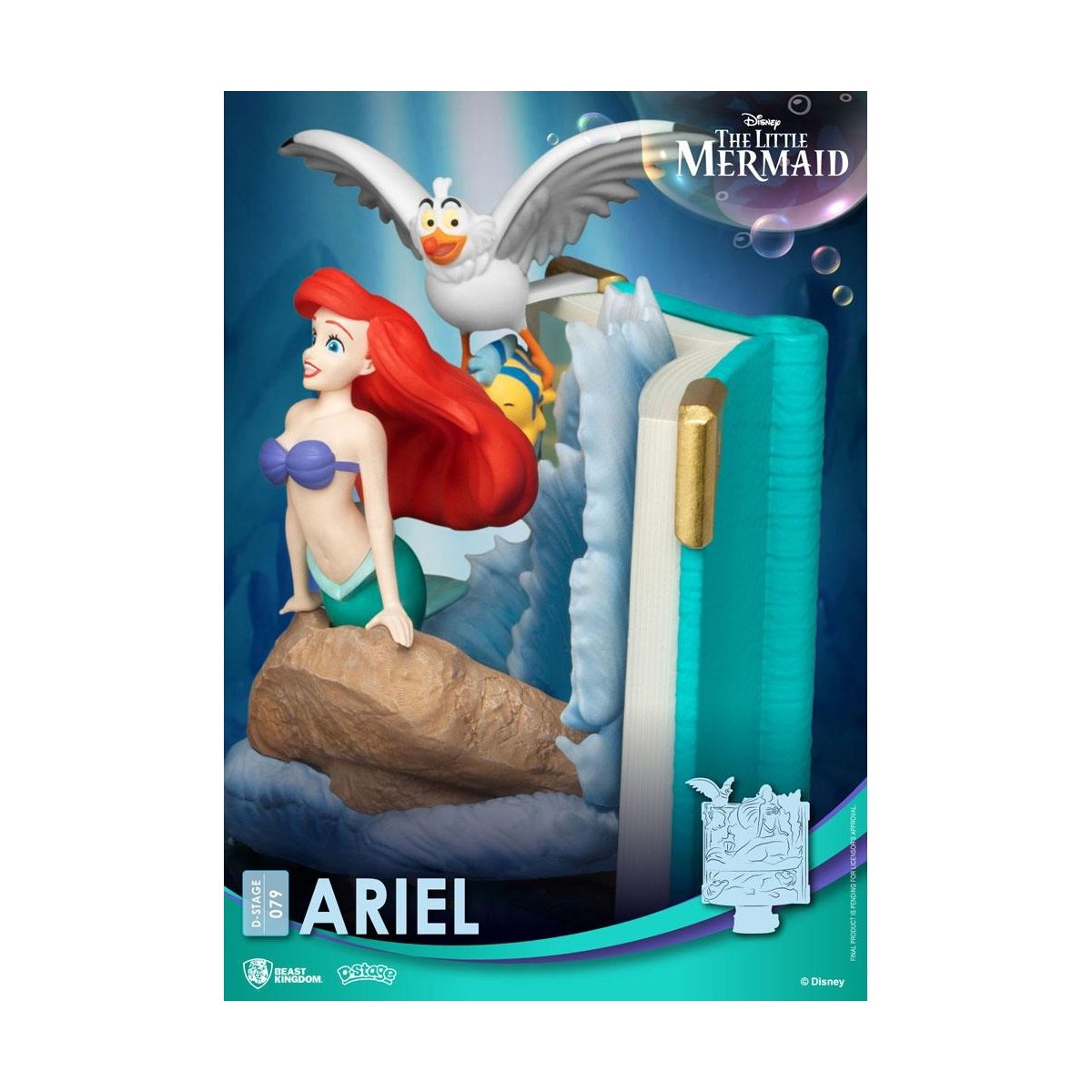 Beast Kingdom Disney La Petite Sirene diorama ARIEL - D-Stage Story Book Series
