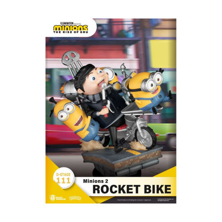 Beast Kingdom Les Minions 2 diorama Rocket Bike - D-Stage Story Book Series