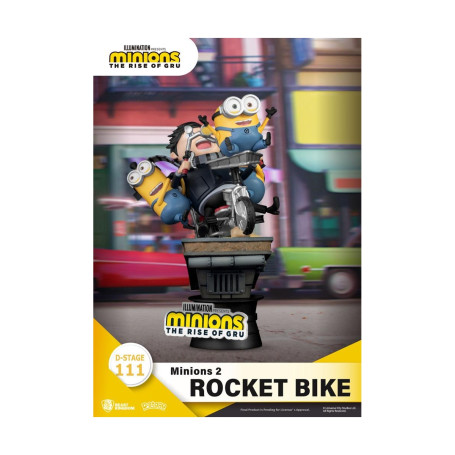 Beast Kingdom Les Minions 2 diorama Rocket Bike - D-Stage Story Book Series
