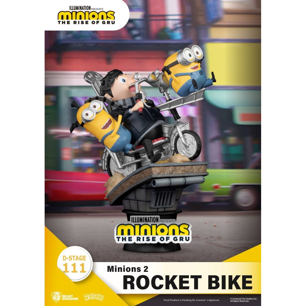Beast Kingdom Les Minions 2 diorama Rocket Bike - D-Stage Story Book Series