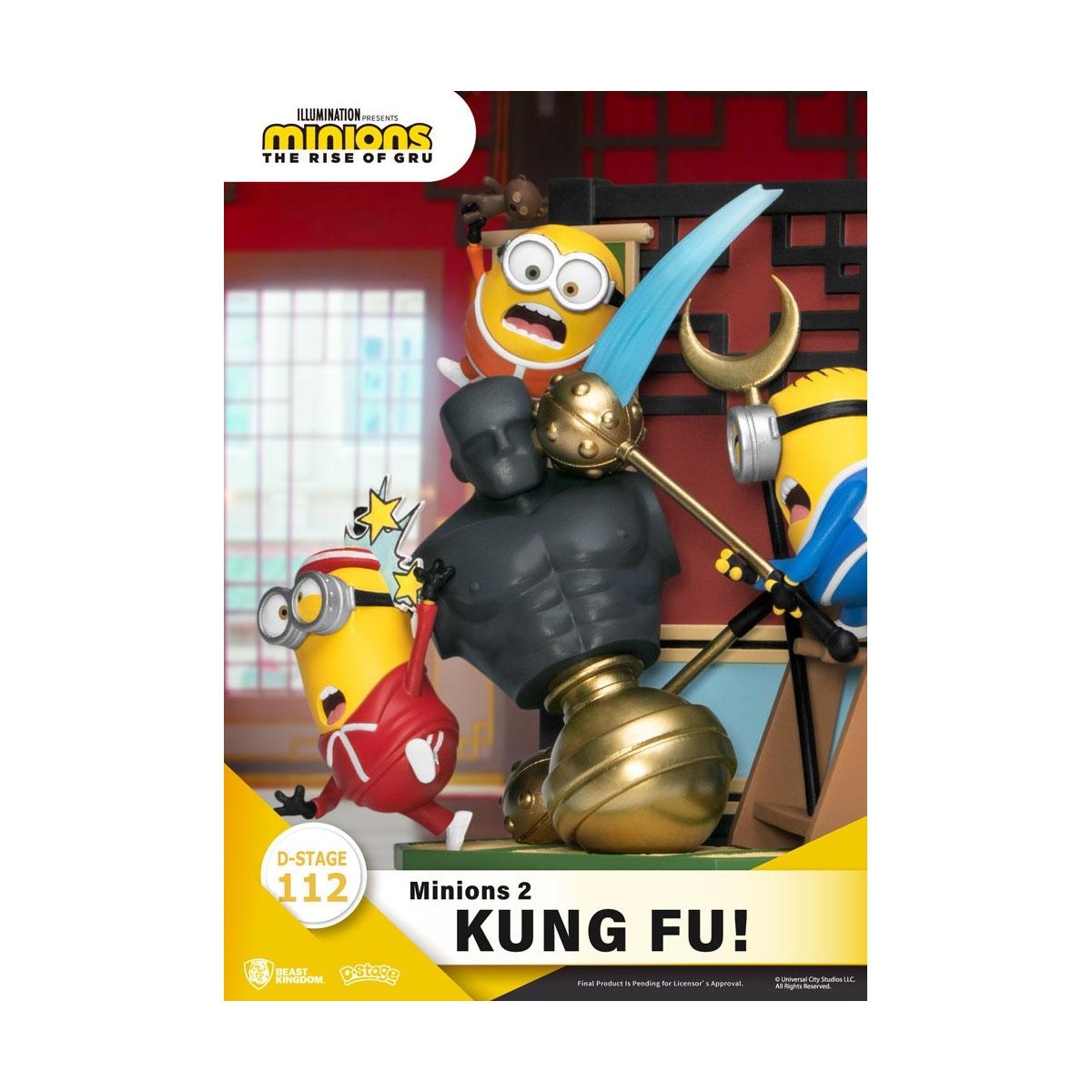 Beast Kingdom The Minions 2 diorama Kung Fu! - D-Stage Story Book Series