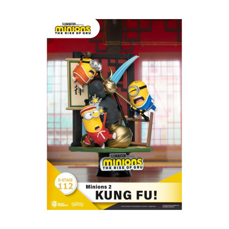 Beast Kingdom The Minions 2 diorama Kung Fu! - D-Stage Story Book Series
