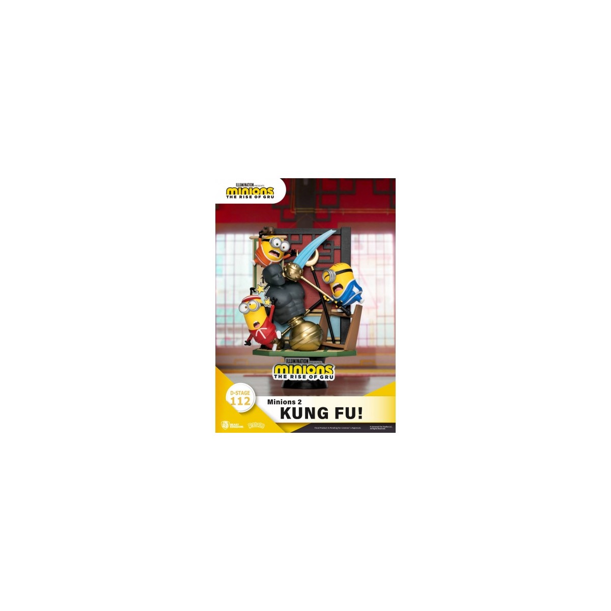 Beast Kingdom The Minions 2 diorama Kung Fu! - D-Stage Story Book Series