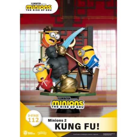 Beast Kingdom The Minions 2 diorama Kung Fu! - D-Stage Story Book Series