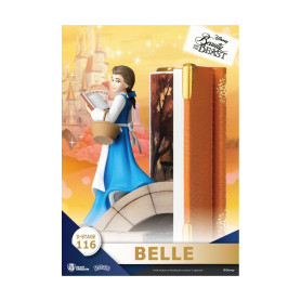 Beast Kingdom Disney La Belle & la Bête diorama BELLE - D-Stage Story Book Series