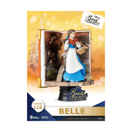 Beast Kingdom Disney La Belle & la Bête diorama BELLE - D-Stage Story Book Series