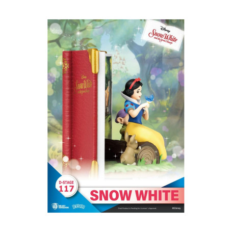 Beast Kingdom Disney La Belle & la Bête diorama BLANCHE-NEIGE - D-Stage Story Book Series