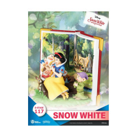 Beast Kingdom Disney La Belle & la Bête diorama BLANCHE-NEIGE - D-Stage Story Book Series