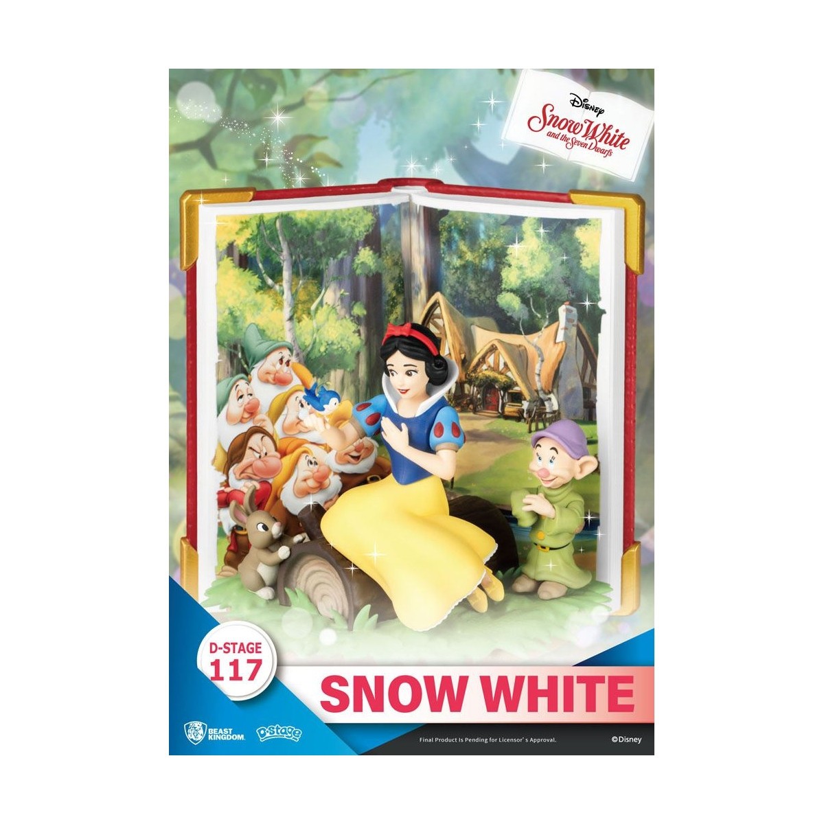 Beast Kingdom Disney La Belle & la Bête diorama BLANCHE-NEIGE - D-Stage Story Book Series