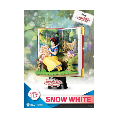 Beast Kingdom Disney La Belle & la Bête diorama BLANCHE-NEIGE - D-Stage Story Book Series