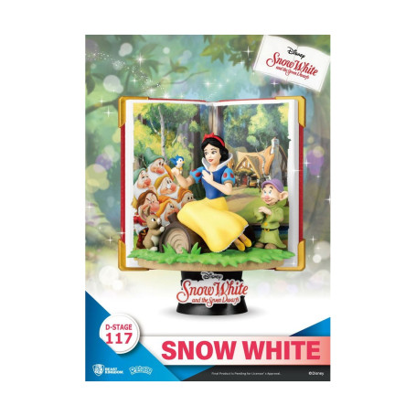 Beast Kingdom Disney La Belle & la Bête diorama BLANCHE-NEIGE - D-Stage Story Book Series