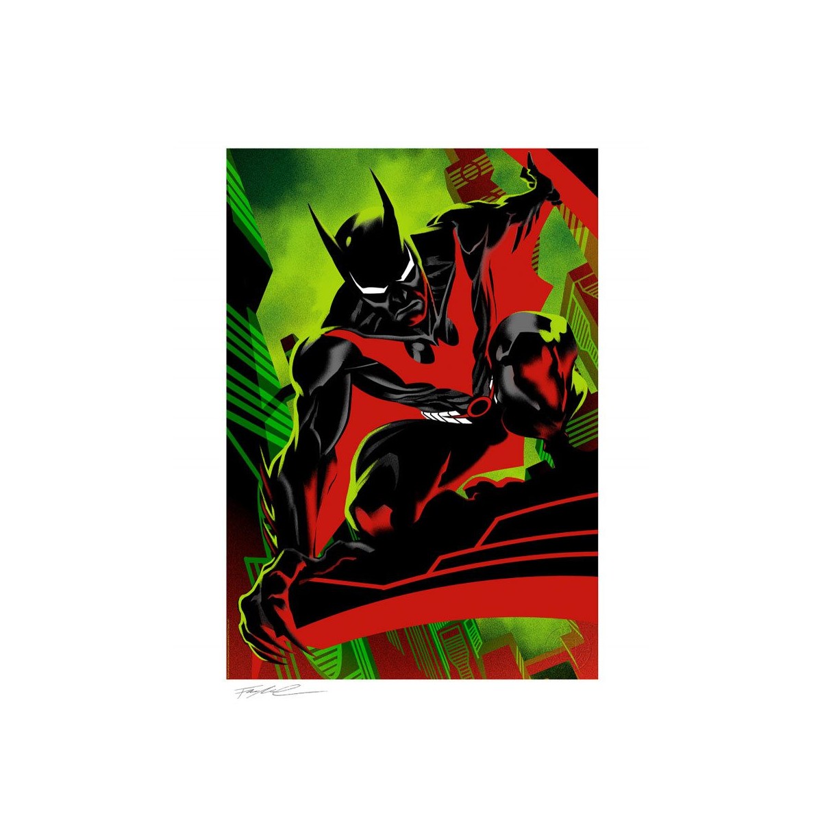 Sideshow DC Comics print - Art Print Batman Beyond 46 x 61 cm - unframed