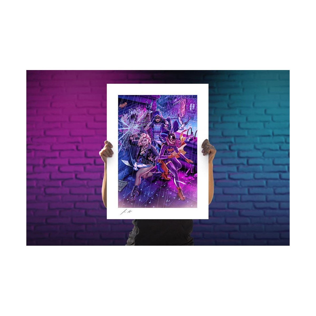 Sideshow DC Comics print - Art Print Birds of Prey by John Keaveney 46 x 61 cm - unframed