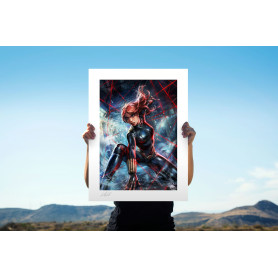 Sideshow Marvel print - Art Print Black Widow - 46 x 61 cm - unframed