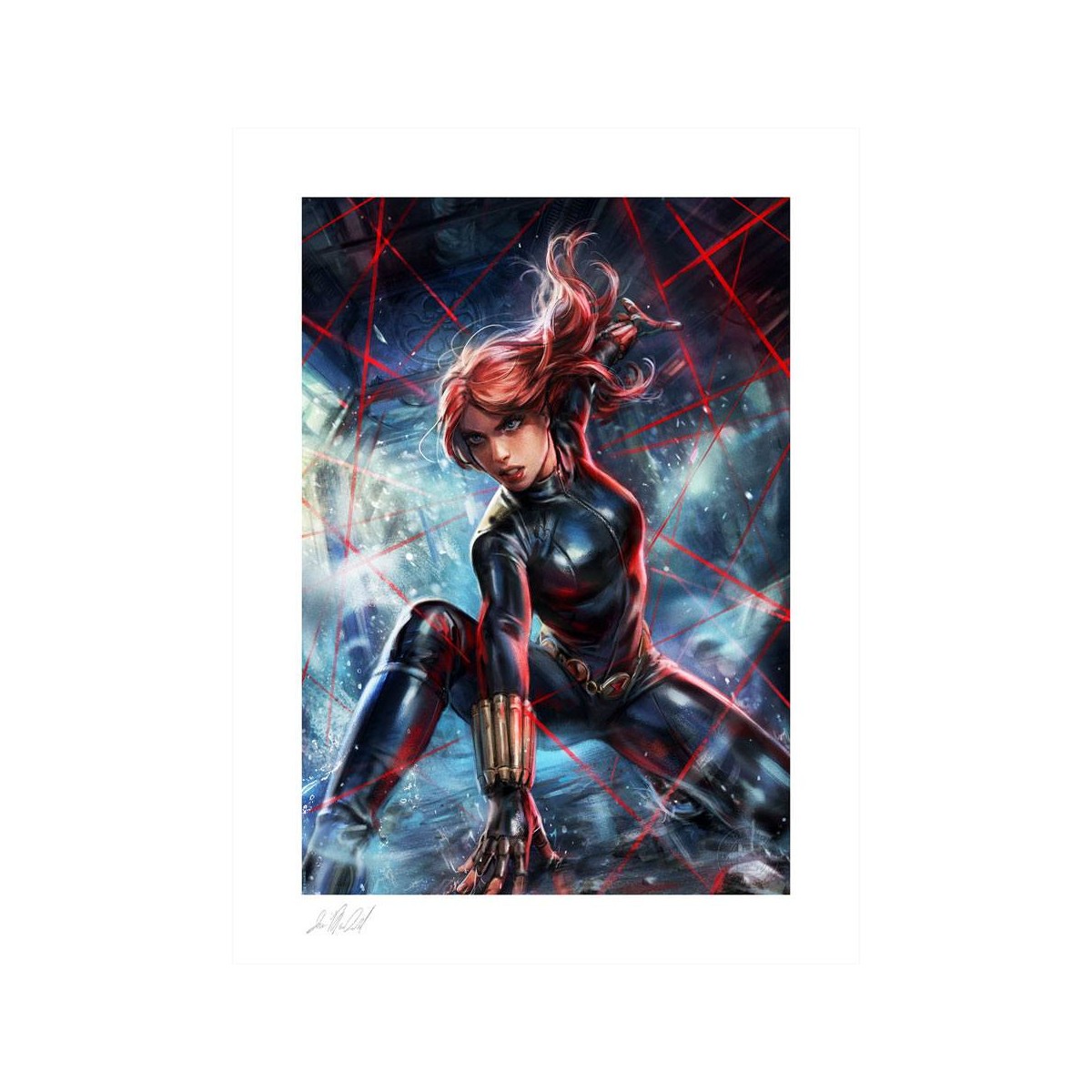 Sideshow Marvel print - Art Print Black Widow - 46 x 61 cm - unframed