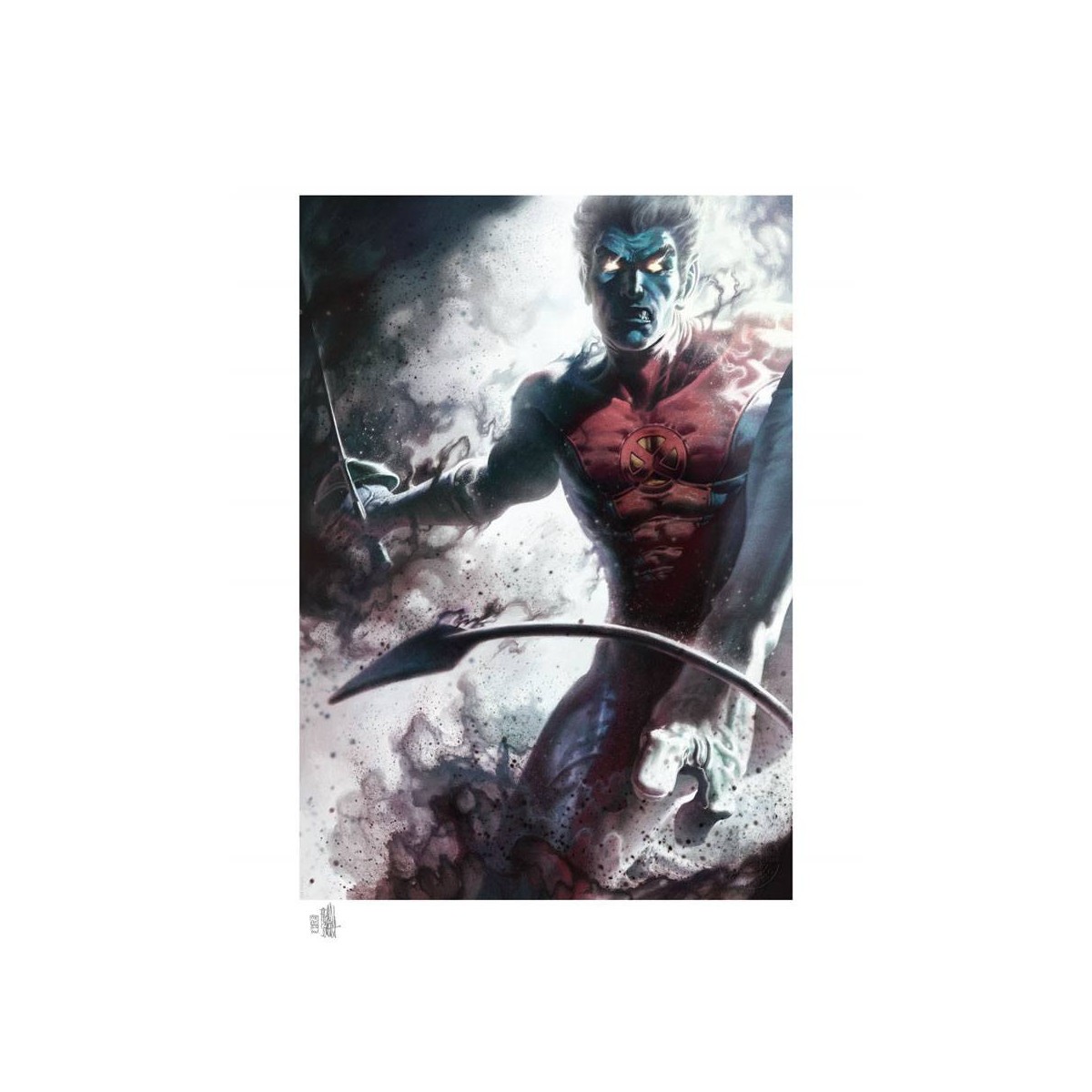 Sideshow Marvel X-Men print - Art Print Nightcrawler - 46 x 61 cm - unframed
