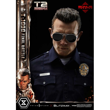Prime 1 - Terminator 2 Judgment Day T-1000 Final Battle Deluxe Bonus Version - Museum Masterline Series 1/3