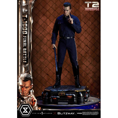 Prime 1 - Terminator 2 Judgment Day T-1000 Final Battle Deluxe Bonus Version - Museum Masterline Series 1/3