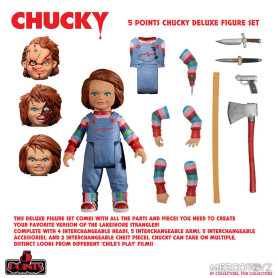 Mezco 5 Points - Chucky Deluxe figure set - Child's Play