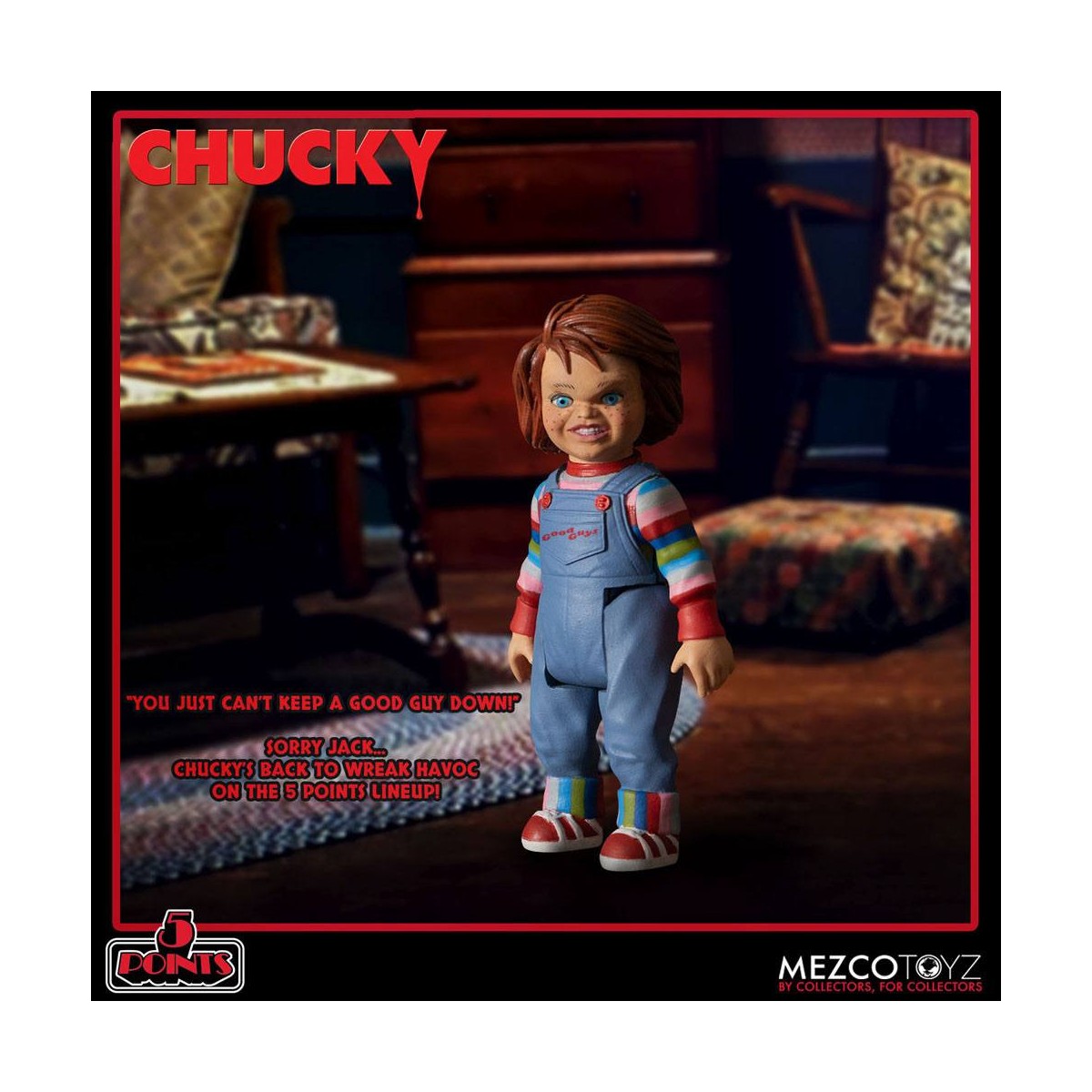 Mezco 5 Points - Chucky Deluxe figure set - Child's Play