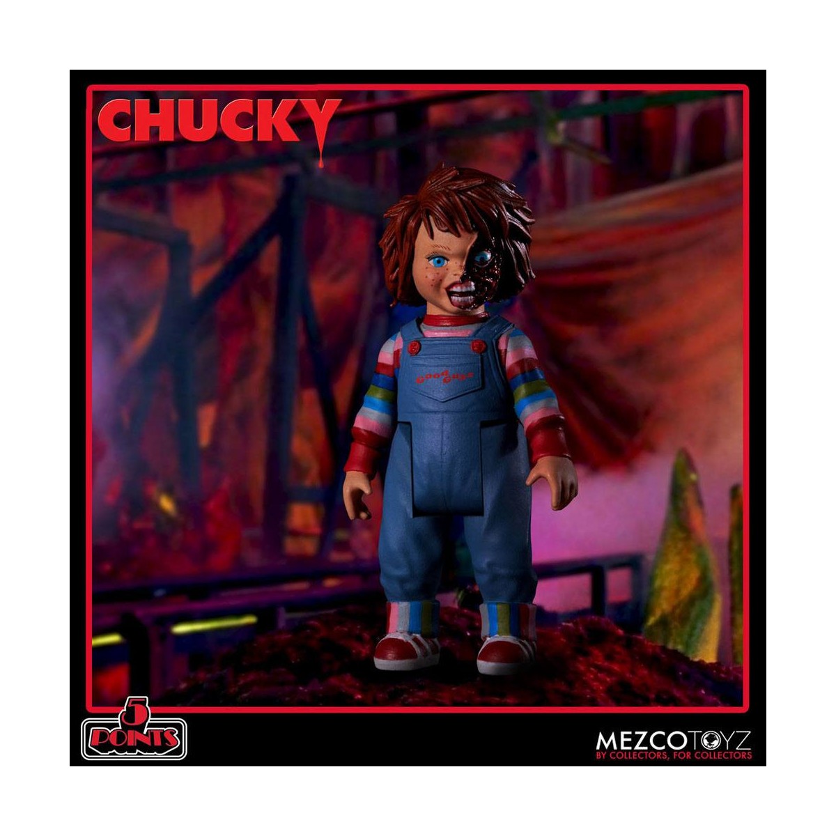 Mezco 5 Points - Chucky Deluxe figure set - Child's Play