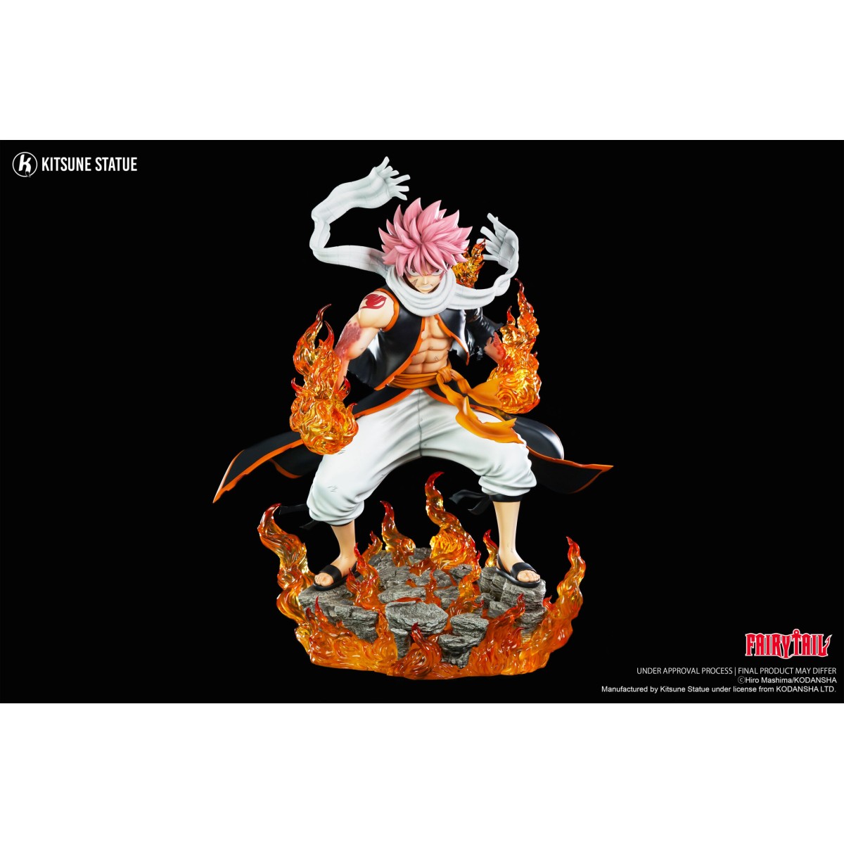 Kitsune - NATSU 1/4 Statue - Fairy Tail