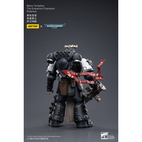 JoyToy Space Marines - Black Templar - The Emperors Champion Rolantus 1/18 - Warhammer 40K
