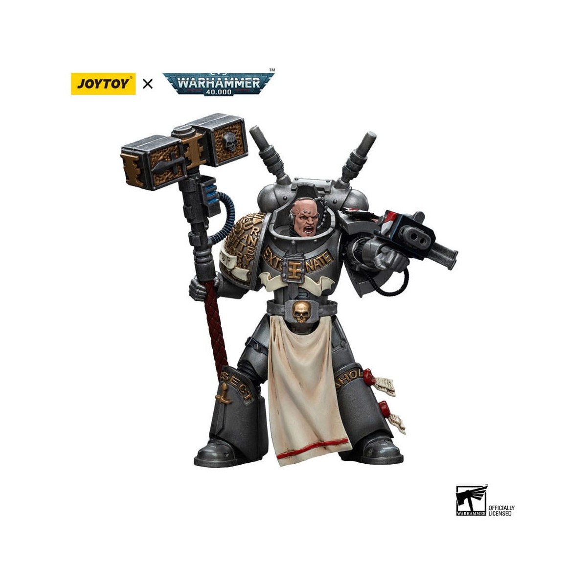 JoyToy Space marines - Grey Knights - Interceptor Squad Justicar 1/18 - Warhammer 40K