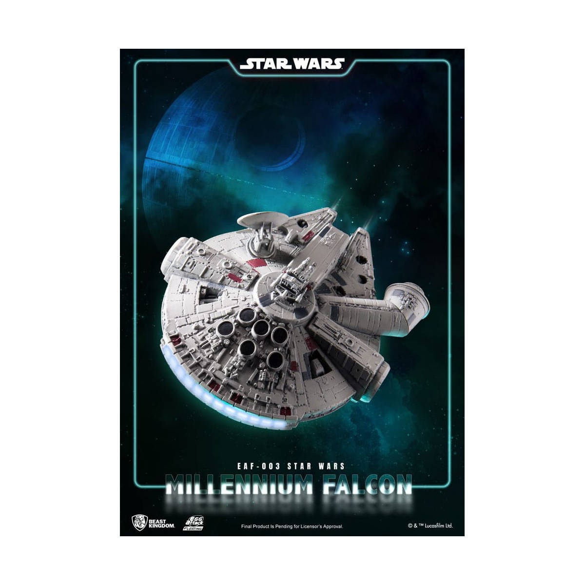 Beast Kingdom - Egg Attack Floating Millennium Falcon - Star Wars The Empire Strikes Back