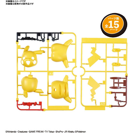 Bandai - Pokepla 01 - PIKACHU Model Kit Pokemon