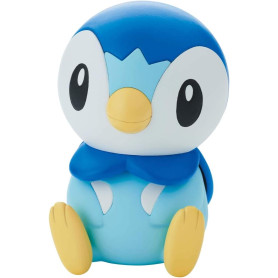 Bandai - Pokepla 06 -TIPLOUF Model Kit Pokemon - Piplup - Pochama