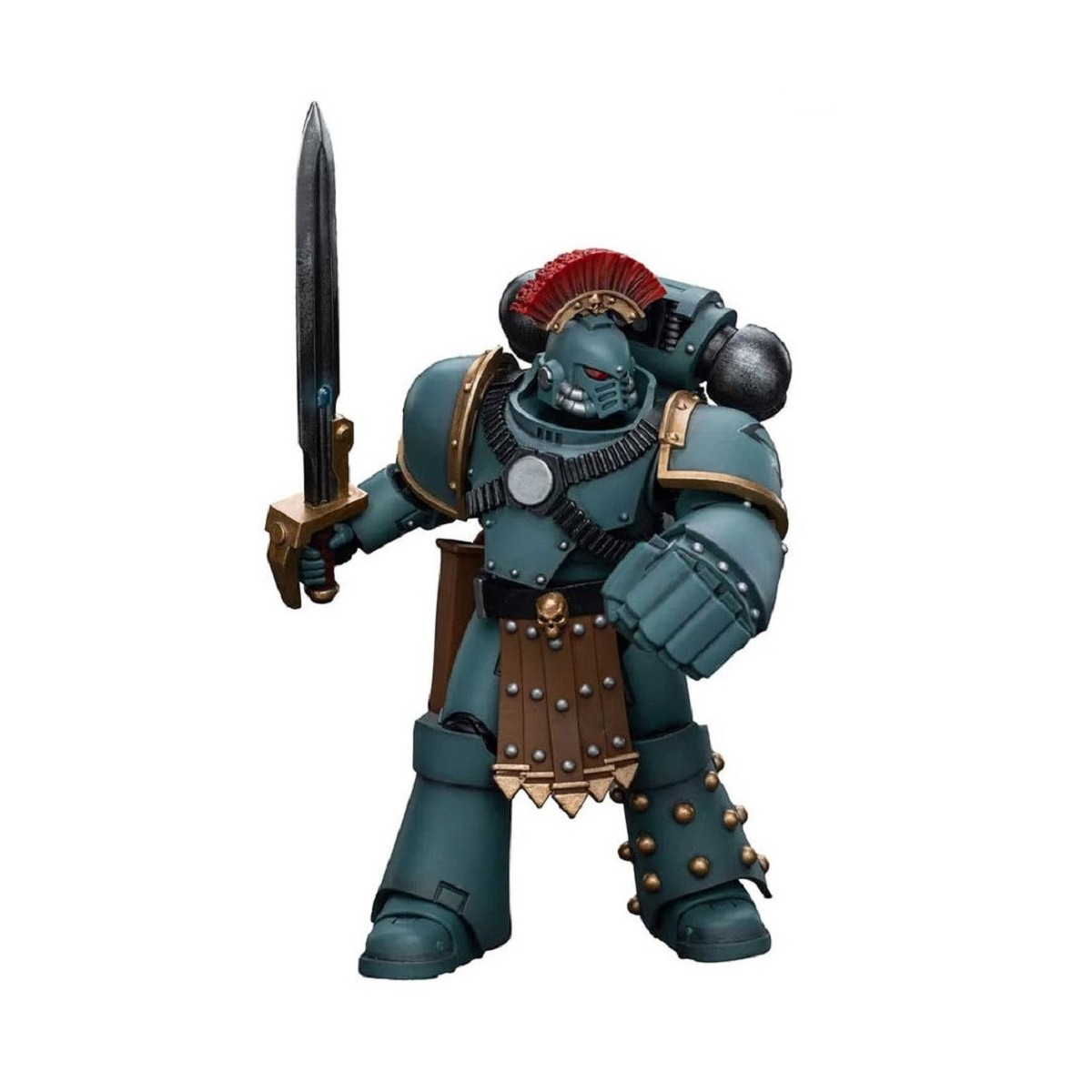 JoyToy Space marines - Sons of Horus - MKIV Tactical Squad Sergeant with Power Fist 1/18 - Warhammer 40K