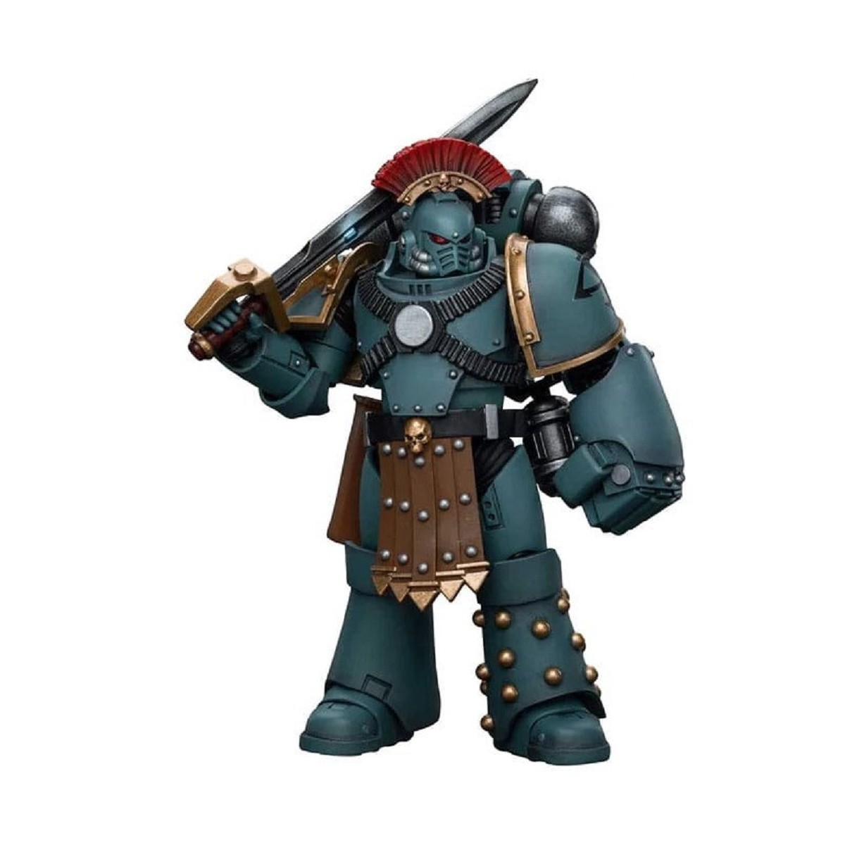 JoyToy Space marines - Sons of Horus - MKIV Tactical Squad Sergeant with Power Fist 1/18 - Warhammer 40K