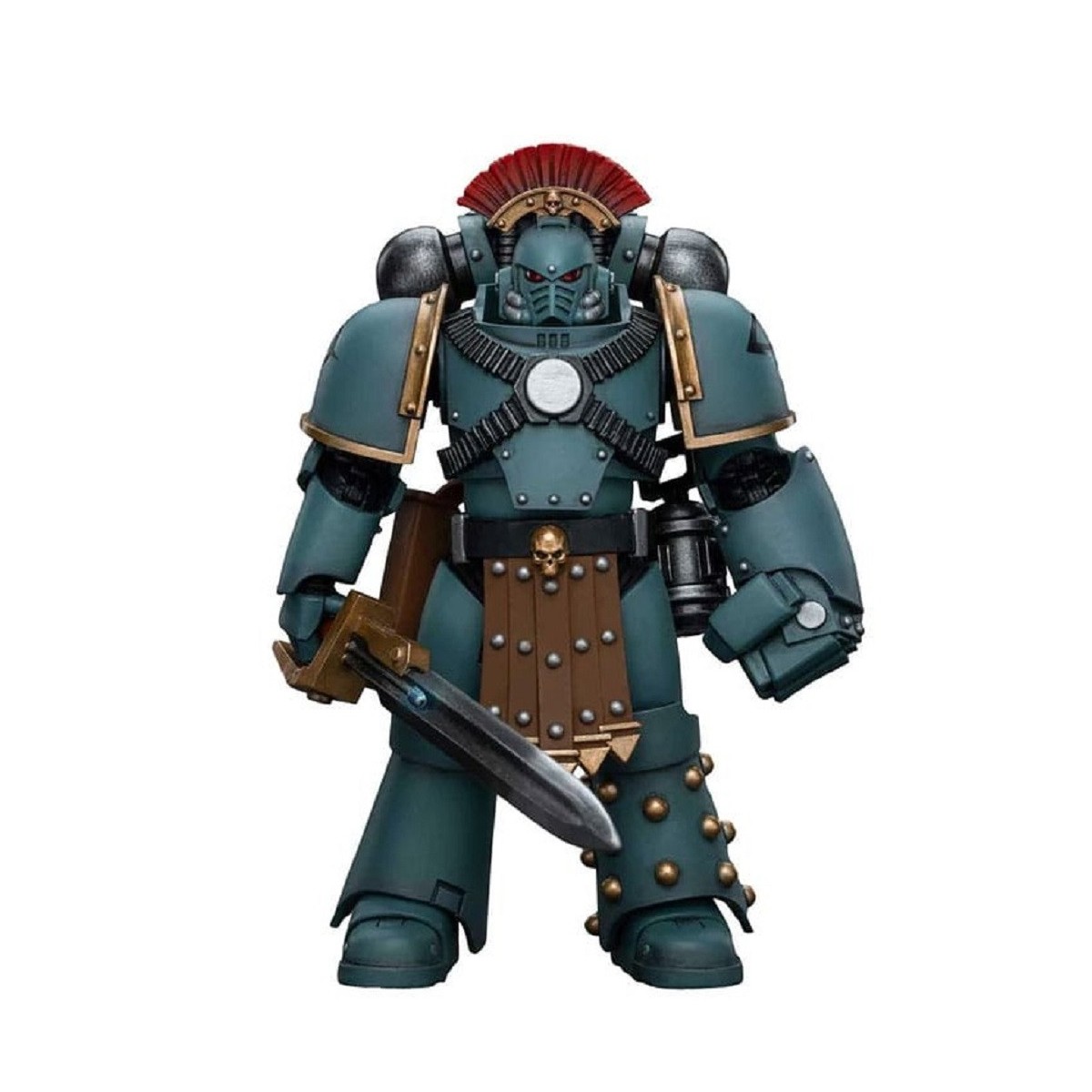 JoyToy Space marines - Sons of Horus - MKIV Tactical Squad Sergeant with Power Fist 1/18 - Warhammer 40K