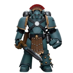JoyToy Space marines - Sons of Horus - MKIV Tactical Squad Sergeant with Power Fist 1/18 - Warhammer 40K
