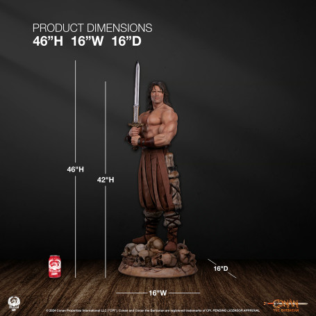 PCS Collectibles - CONAN 1/2 scale statue