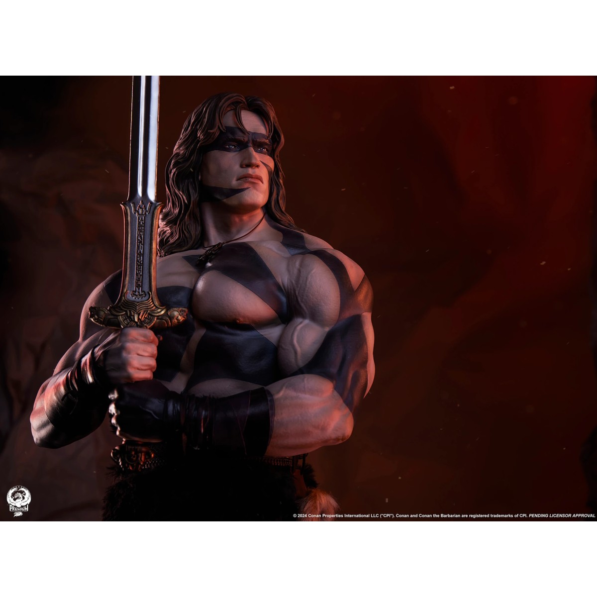 PCS Collectibles - CONAN WARPAINT 1/2 scale statue