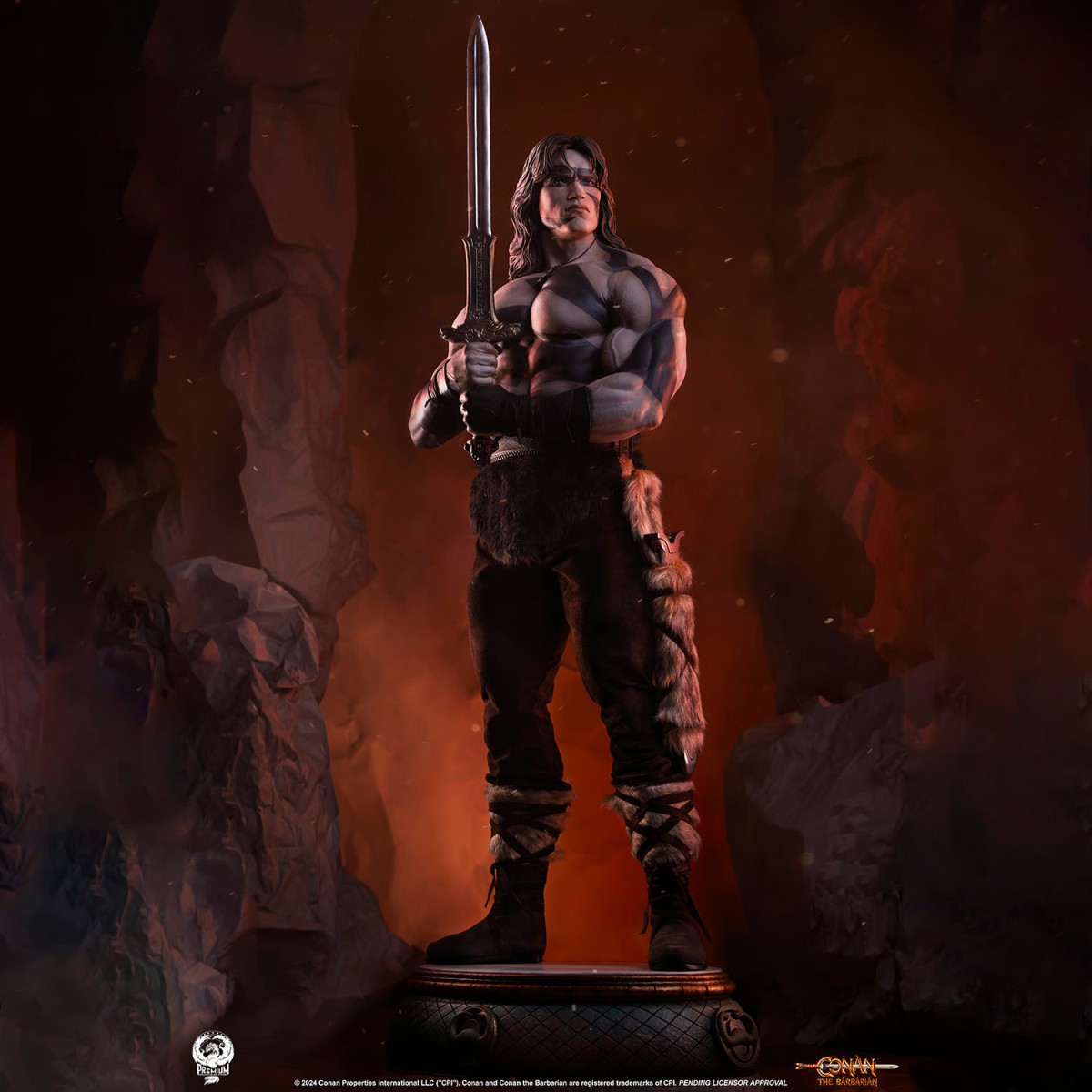 PCS Collectibles - CONAN WARPAINT 1/2 scale statue