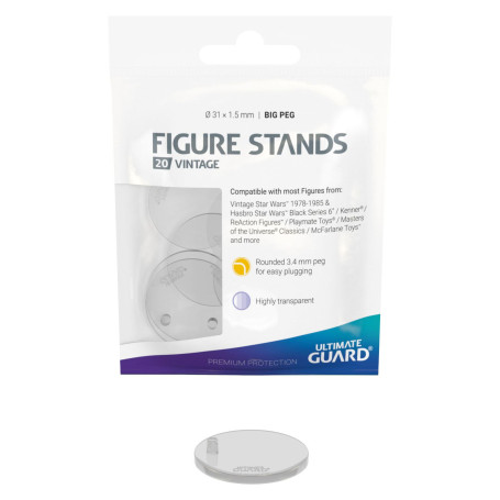 Ultimate Guard - Figure Stands Big Peg Vintage (20 pieces) - Bases