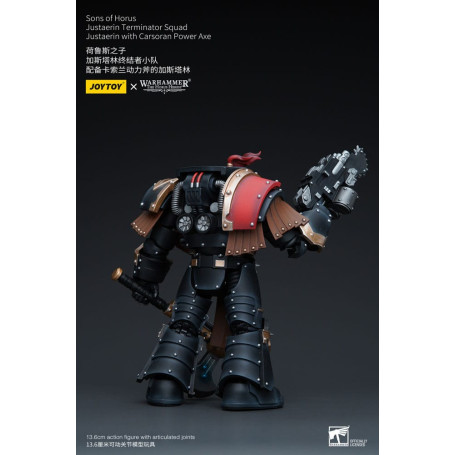 JoyToy - Sons of Horus - Justaerin Terminator Squad - Justaerin with Carsoran Power Axe 1/18 - The Horus Heresy