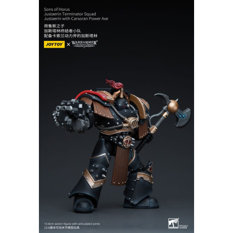JoyToy - Sons of Horus - Justaerin Terminator Squad - Justaerin with Carsoran Power Axe 1/18 - The Horus Heresy