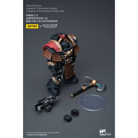 JoyToy - Sons of Horus - Justaerin Terminator Squad - Justaerin with Carsoran Power Axe 1/18 - The Horus Heresy