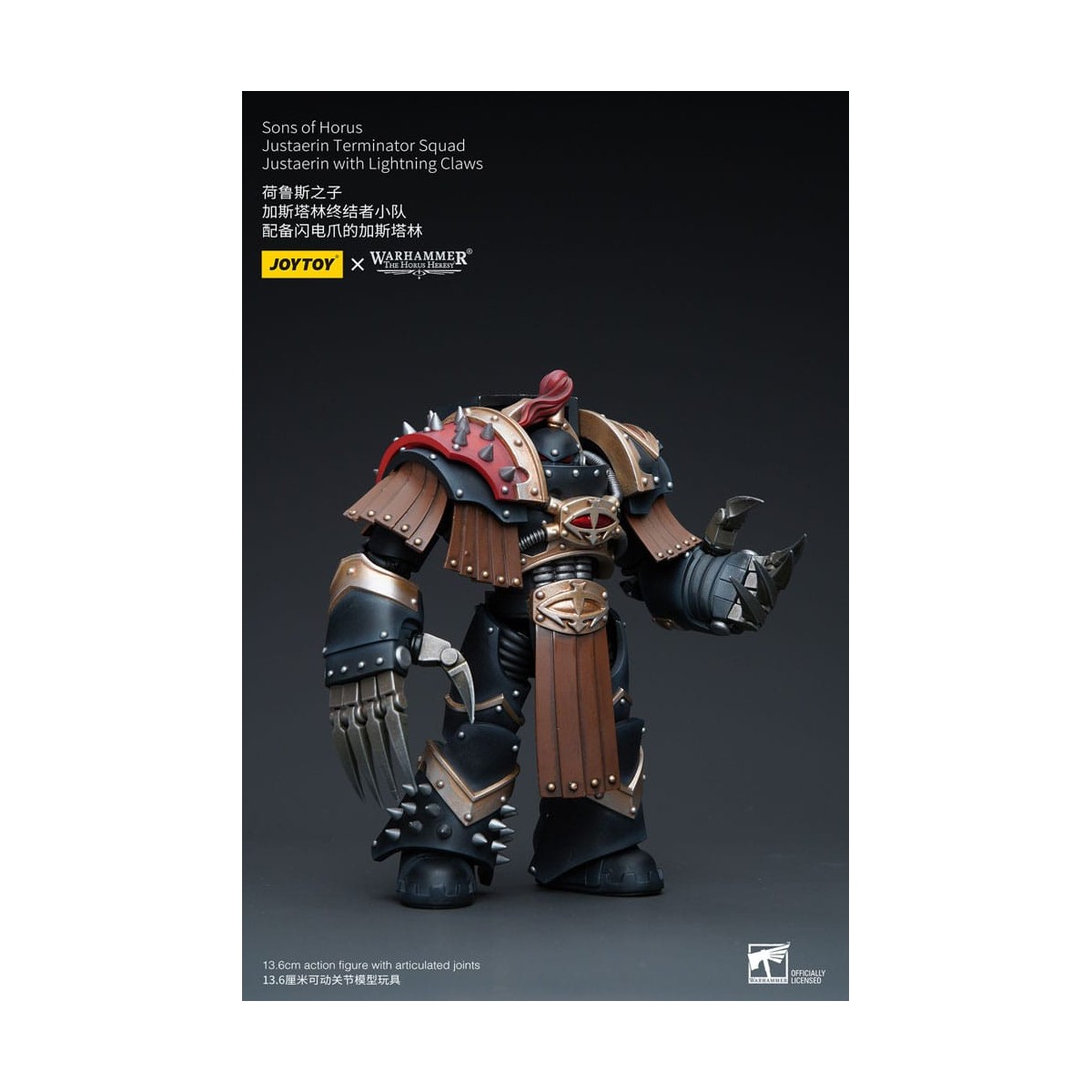 JoyToy - Sons of Horus - Justaerin Terminator Squad - Justaerin with Lightning Claws 1/18 - The Horus Heresy