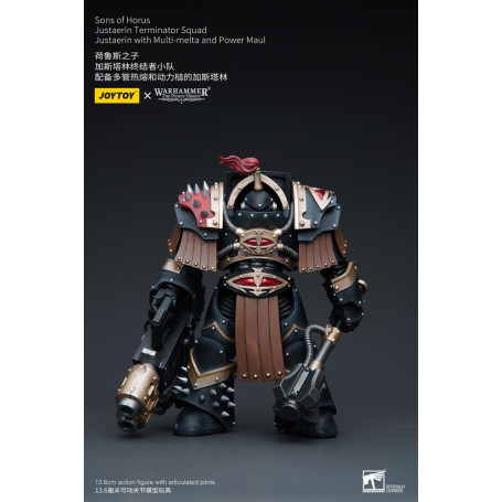 JoyToy - Sons of Horus - Justaerin Terminator Squad - Justaerin with Multi-melta and Power Maul 1/18 - The Horus Heresy